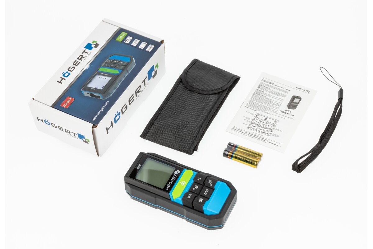 Hogert Laser Distance Meter 60m