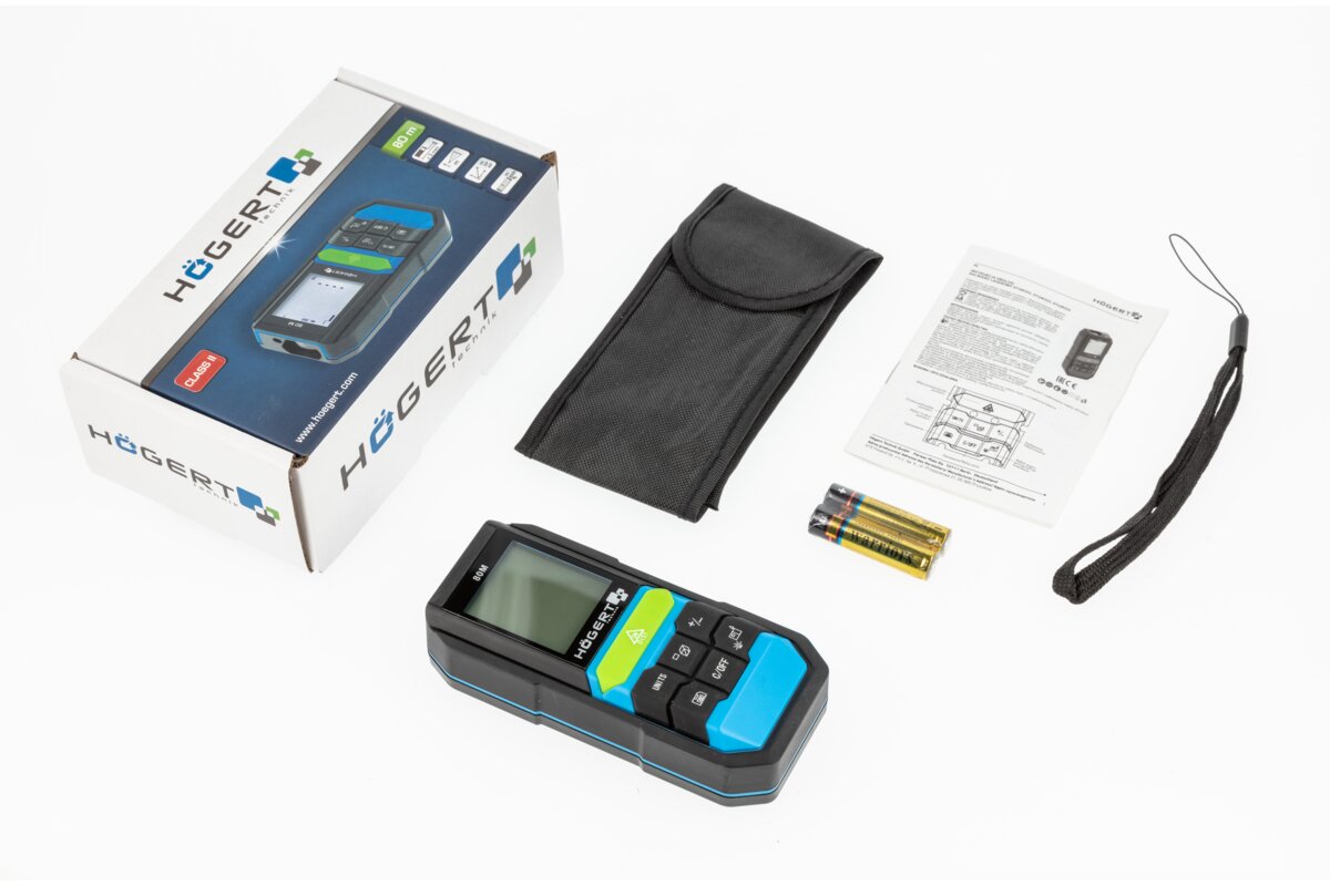 Hogert Laser Distance Meter 80m