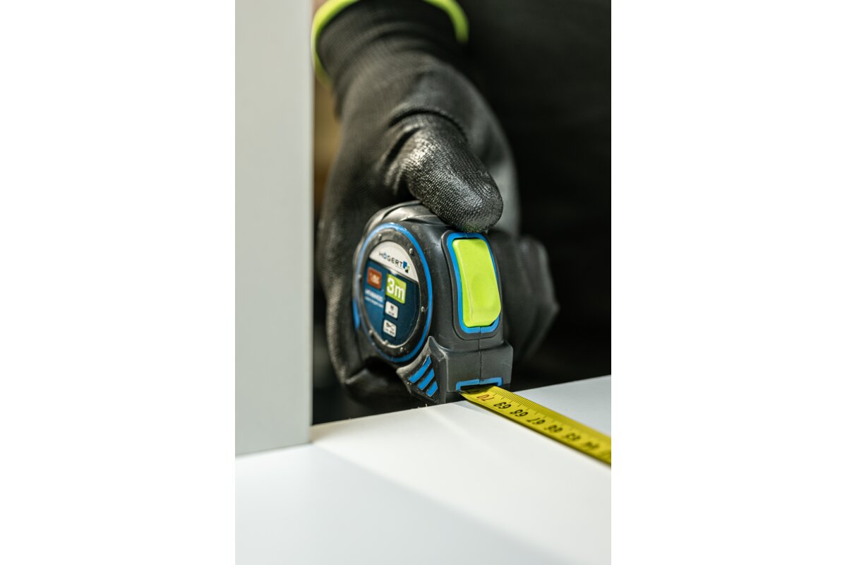 Hogert Measuring tape 3m 16mm auto stop nylon w/magnets