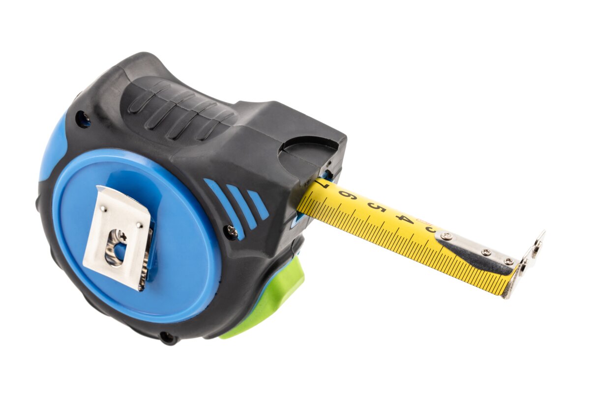 Hogert Measuring tape 8m 25mm auto stop nylon w/magnets
