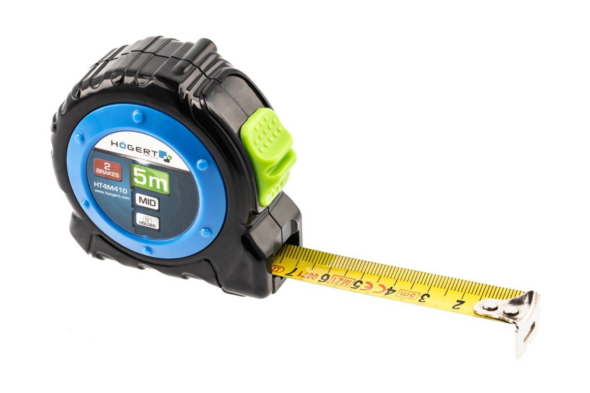 Hogert Measuring tape 5m 19mm steel