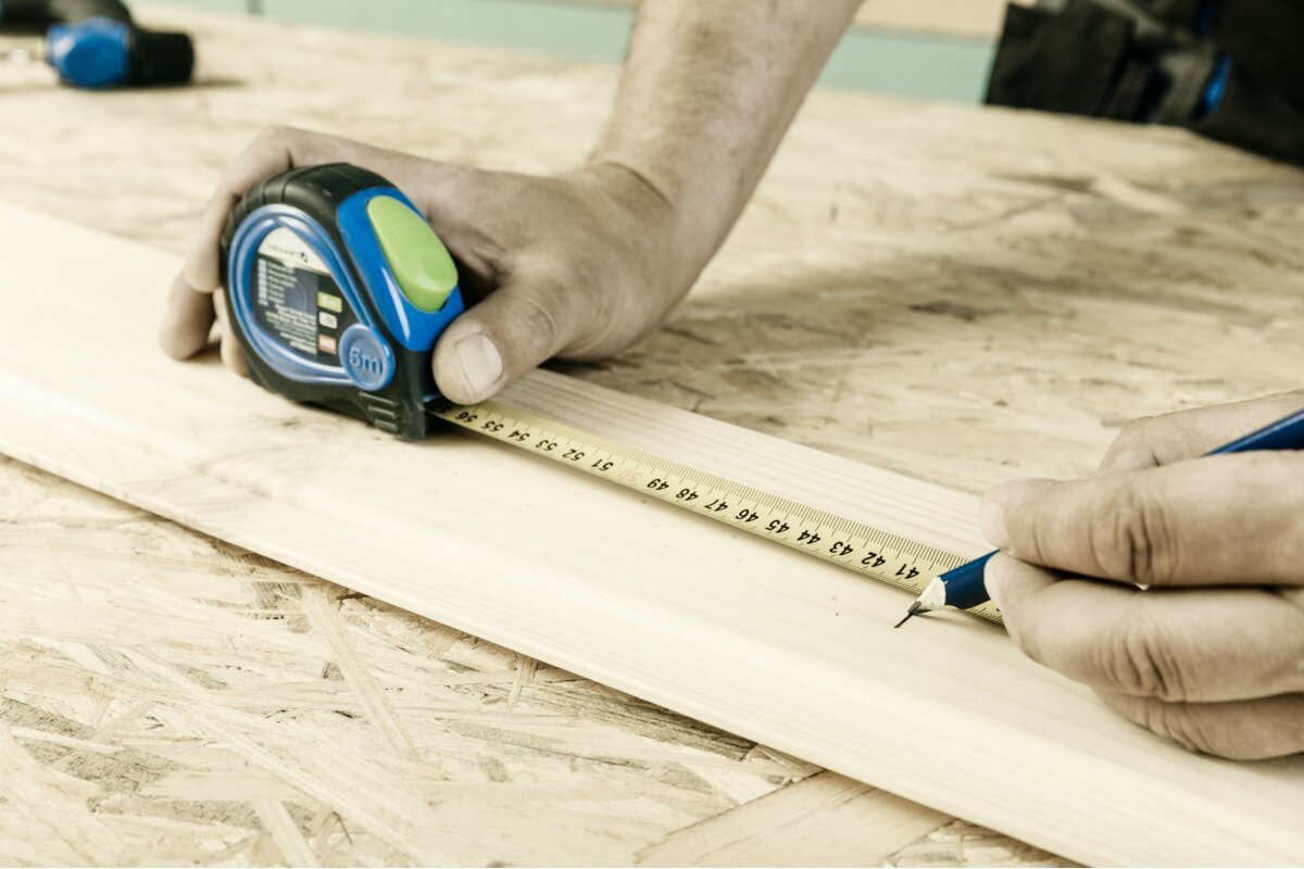Tape measure 5 m x 25 mm, MID certified, teflon-coated blade