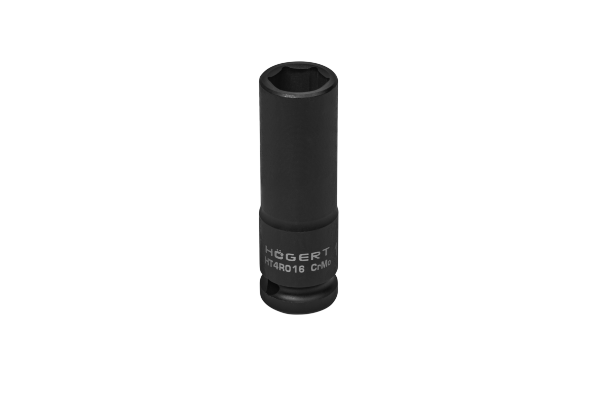 Hogert Impact socket 1/2", 16 mm, CrMo, deep
