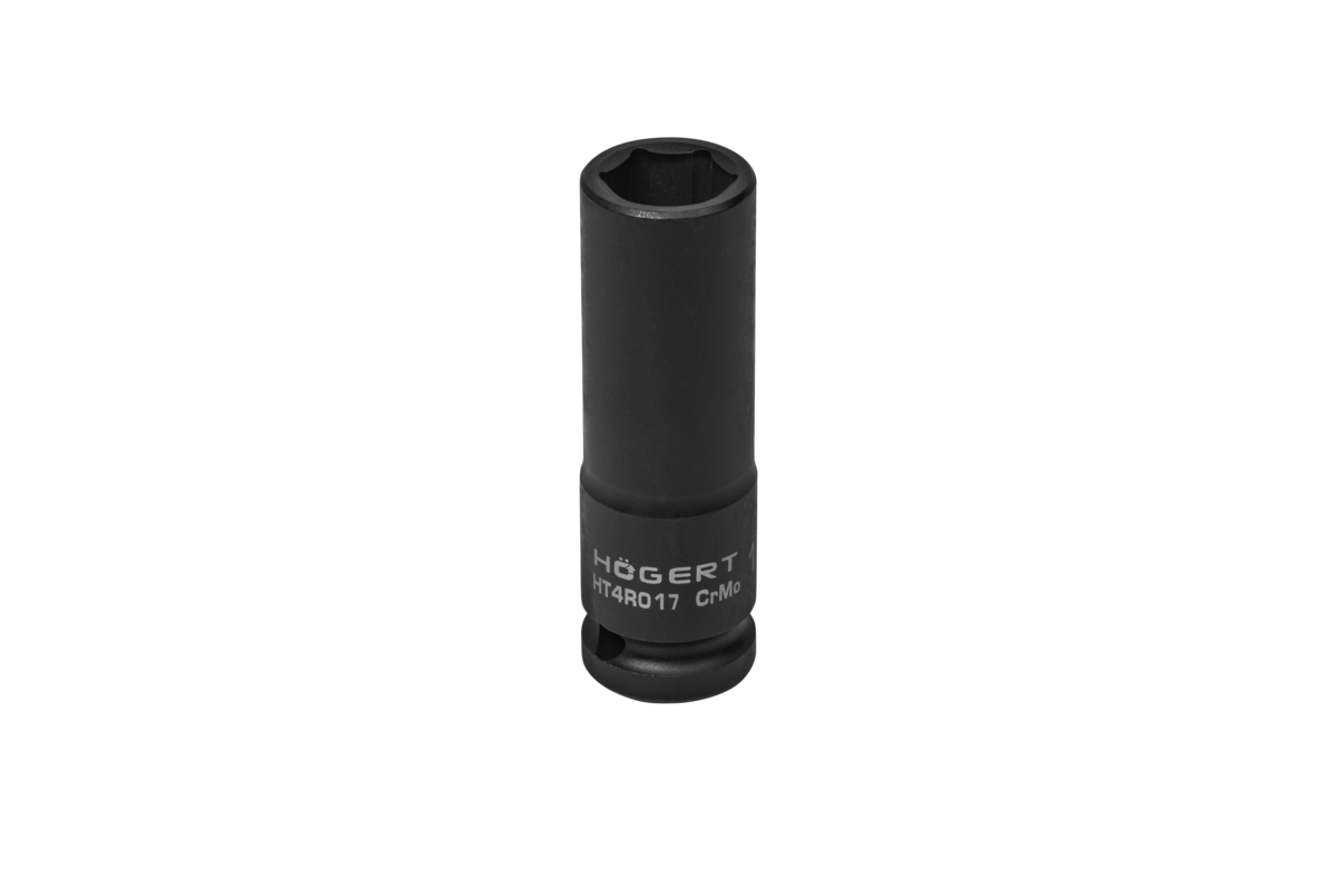 Hogert Impact socket 1/2", 17 mm, CrMo, deep