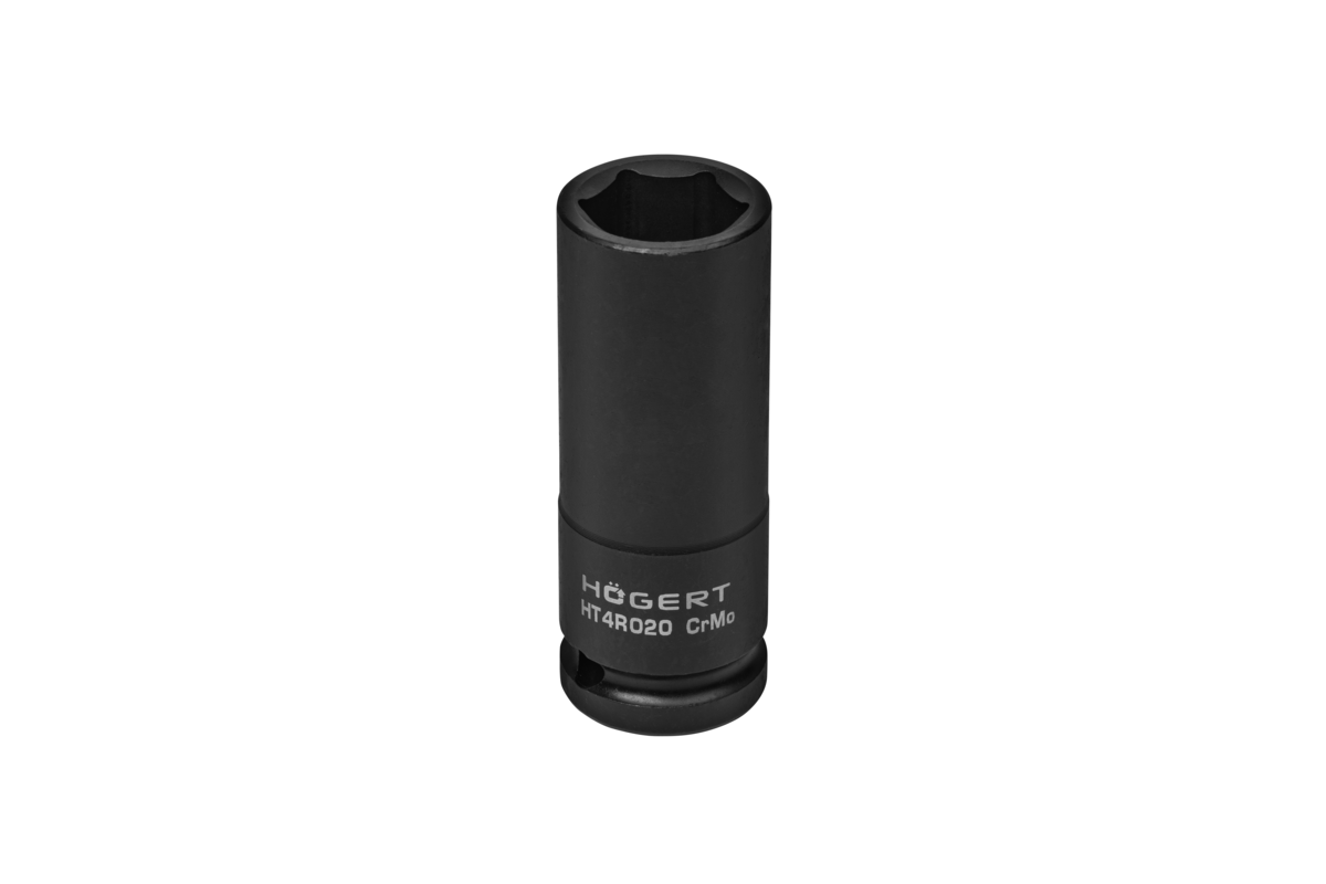 Hogert Impact socket 1/2", 20 mm, CrMo, deep