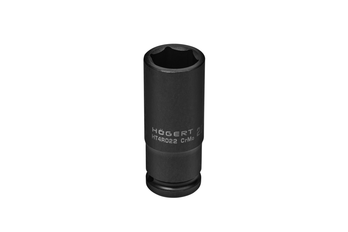 Hogert Impact socket 1/2", 22 mm, CrMo, deep