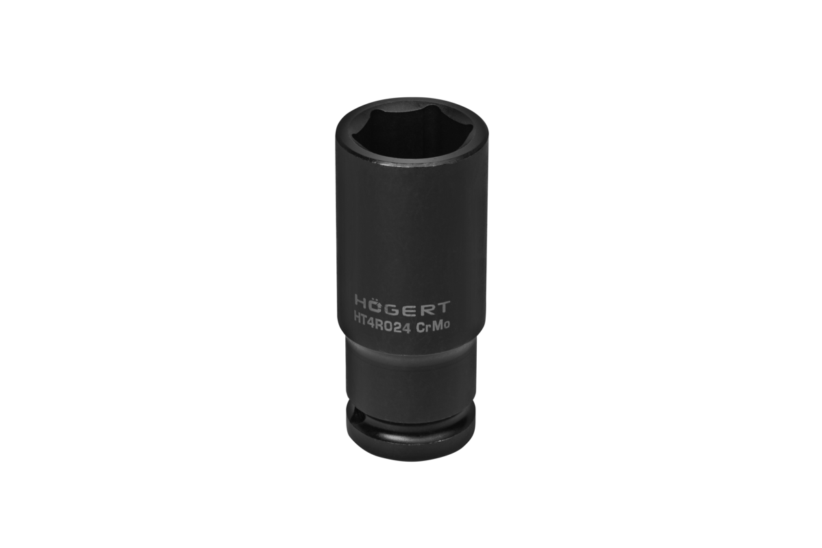 Hogert Impact socket 1/2", 24 mm, CrMo, deep