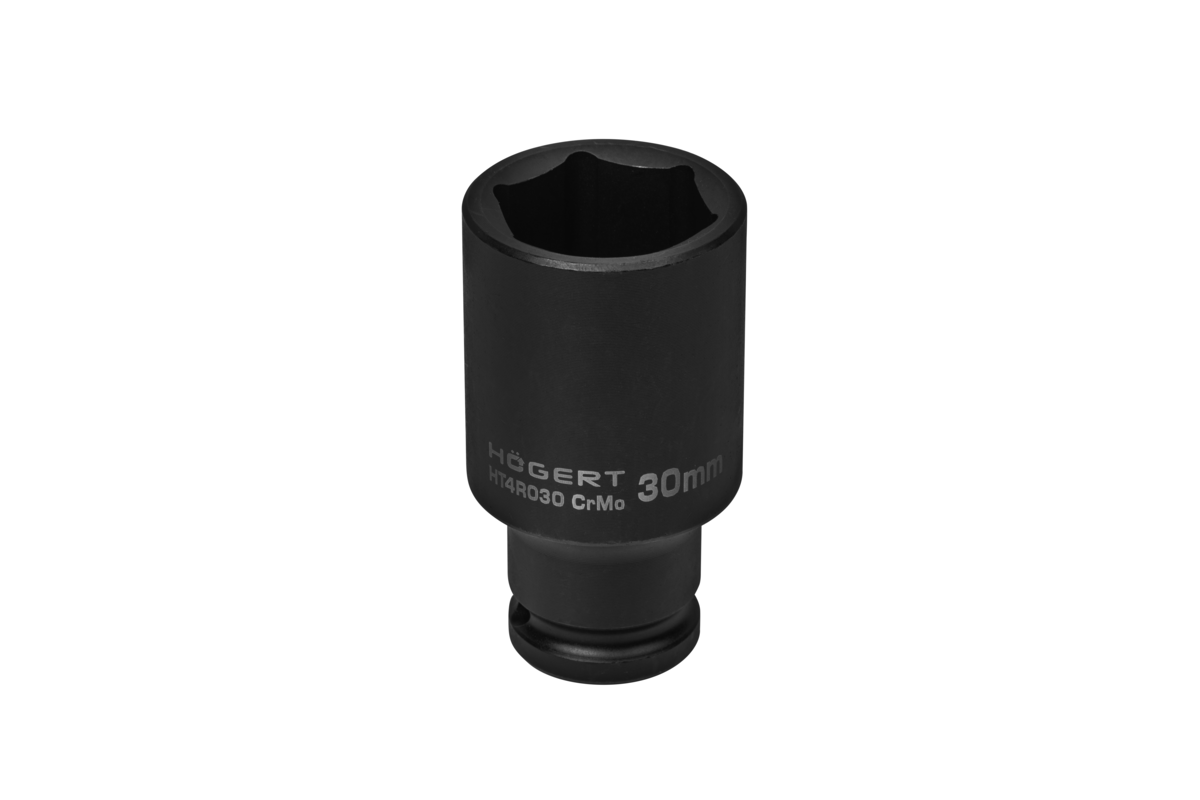 Hogert Impact socket 1/2", 30 mm, CrMo, deep