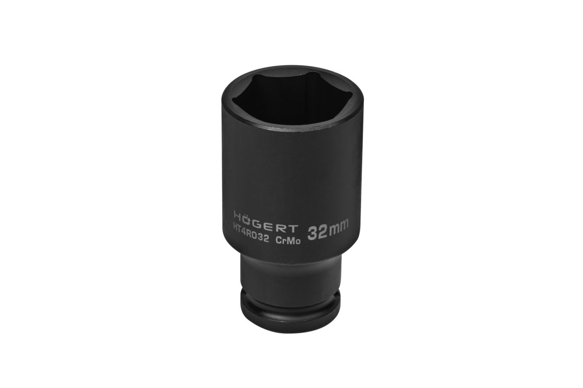 Hogert Impact socket 1/2", 32 mm, CrMo, deep