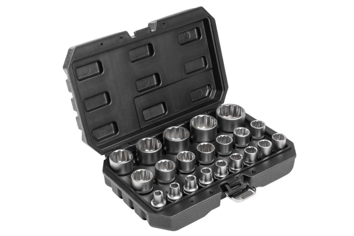 Hogert 1/2" socket wrench set, 21 pcs.