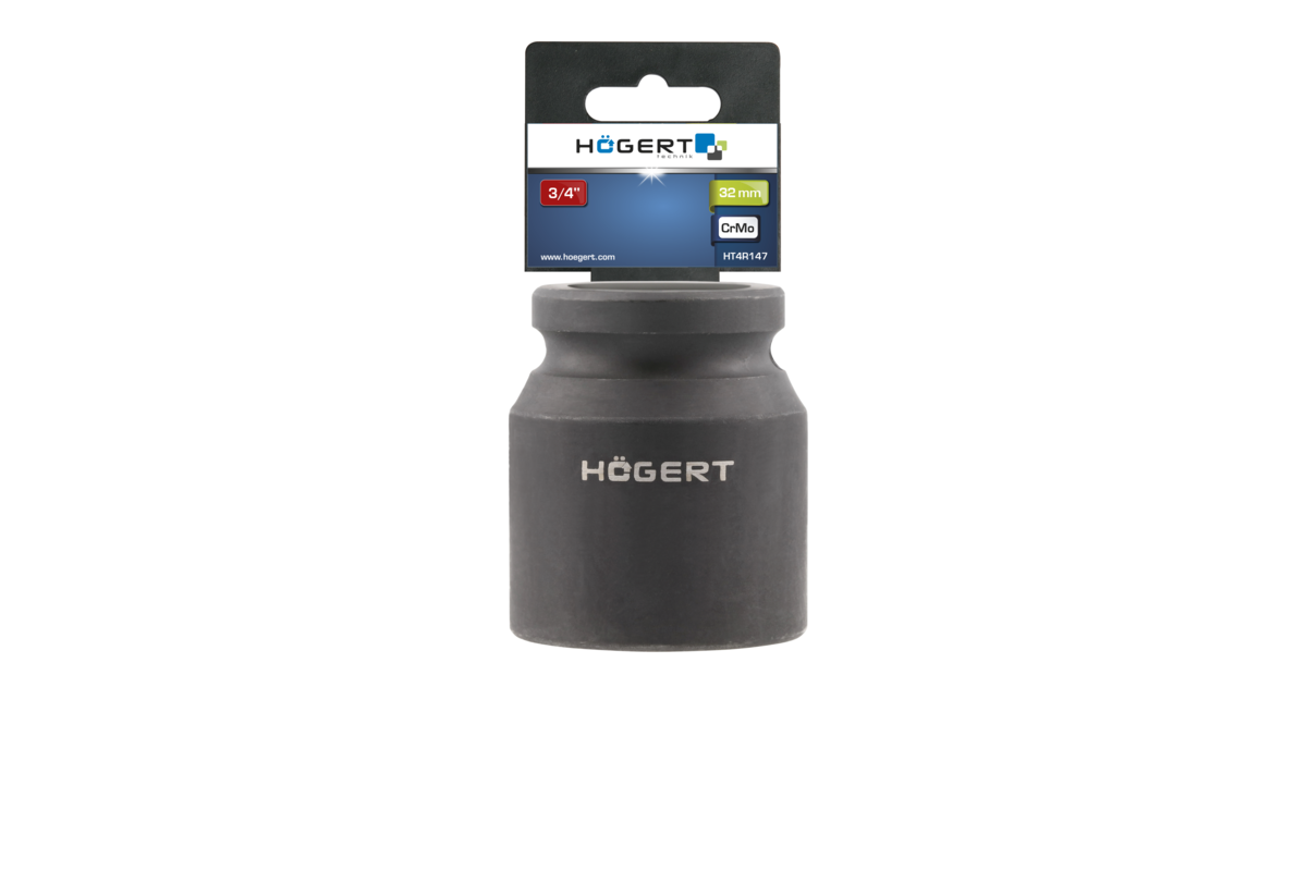 Short impact socket 32 mm