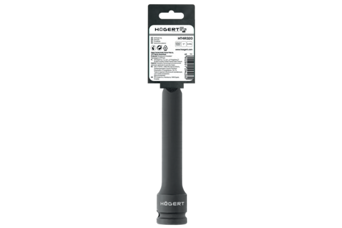 Hogert Impact extension 1", 250 mm, CrMo