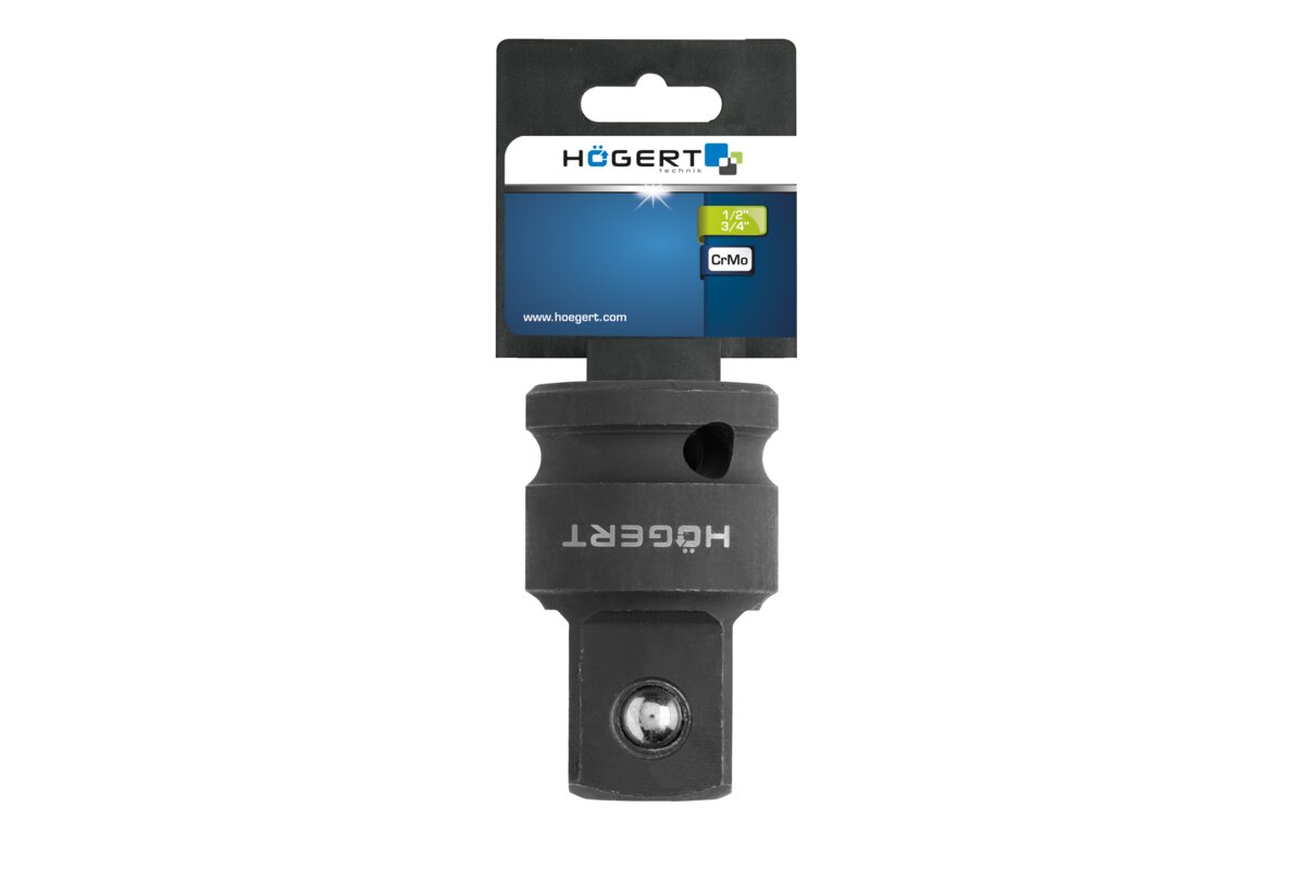 Hogert Impact adapter 1/2"(F)x3/4"(M)