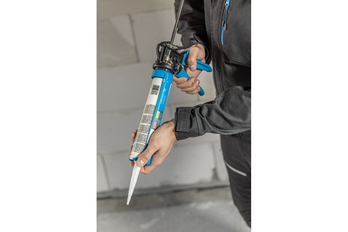 Hogert Caulking gun, heavy duty steel-aluminum