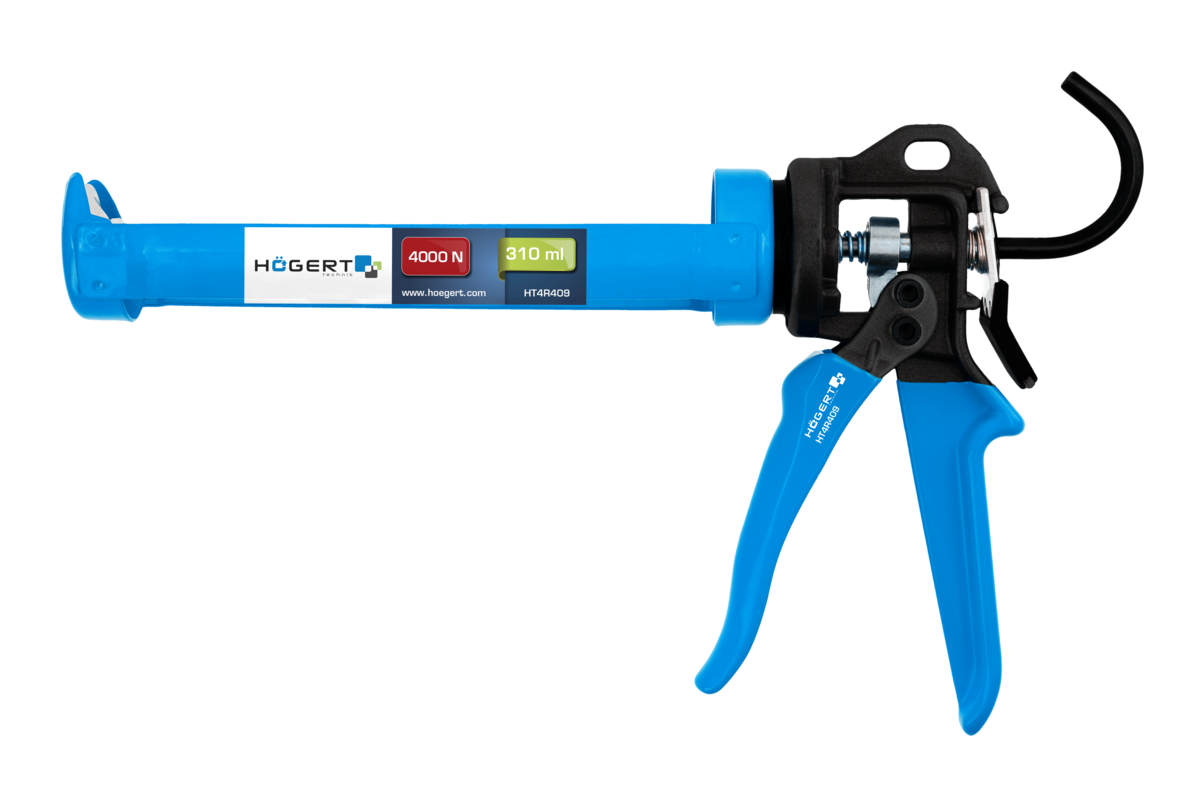 Hogert Caulking gun, heavy duty steel-aluminum
