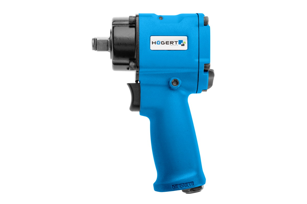 Hogert Pneumatic impact wrench mini 1/2", 610Nm, Jumbo hammer