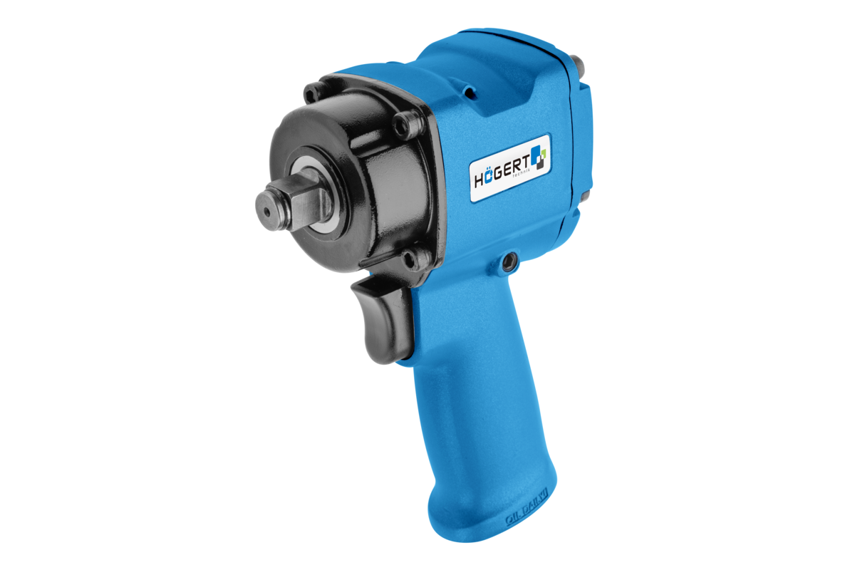 Hogert Pneumatic impact wrench mini 1/2", 610Nm, Jumbo hammer
