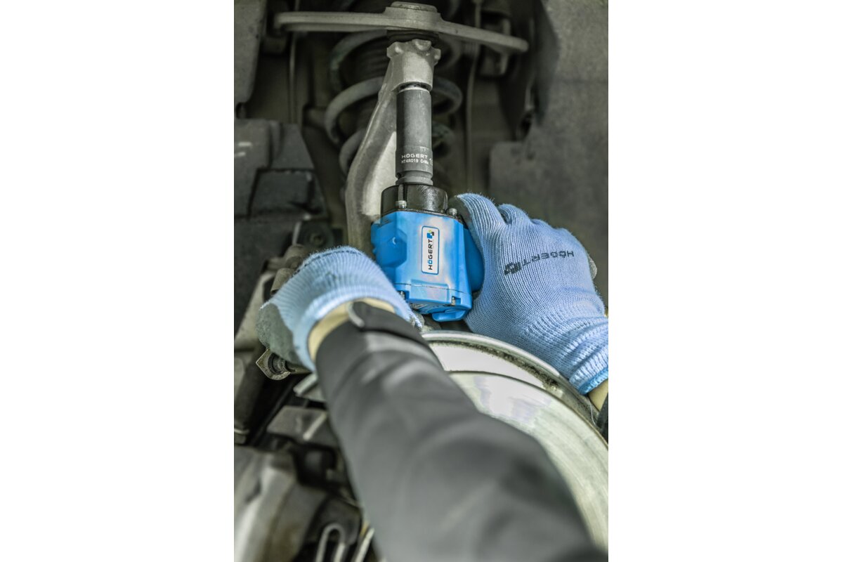 Hogert Pneumatic impact wrench mini 1/2", 610Nm, Jumbo hammer