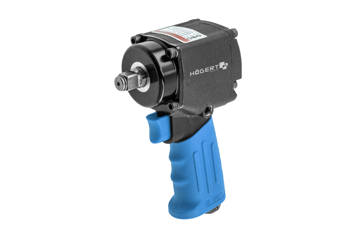 Hogert Air wrench ultra short 1/2" 680 Nm