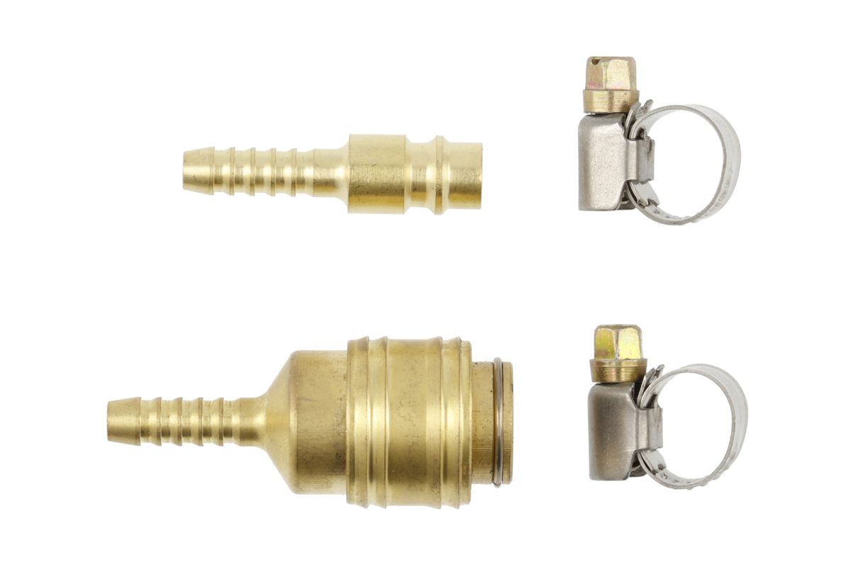 Hogert Fast connector 8mm, 4 parts
