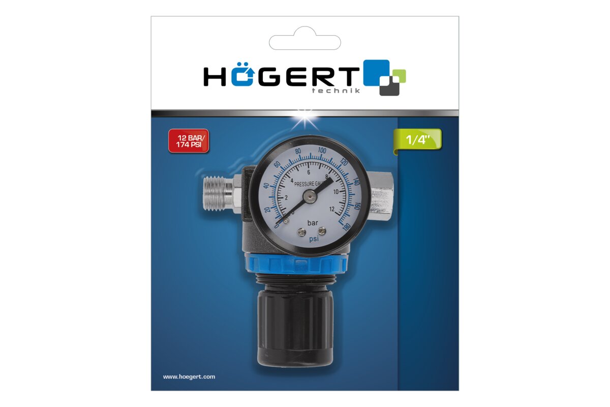 Regulator with pressure gauge