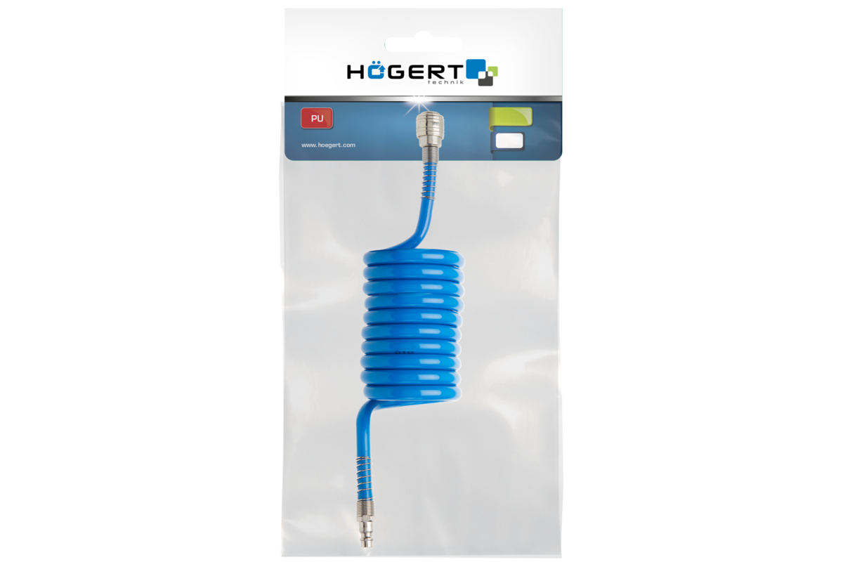 Hogert Air Hose PU 15m, 6×8 mm