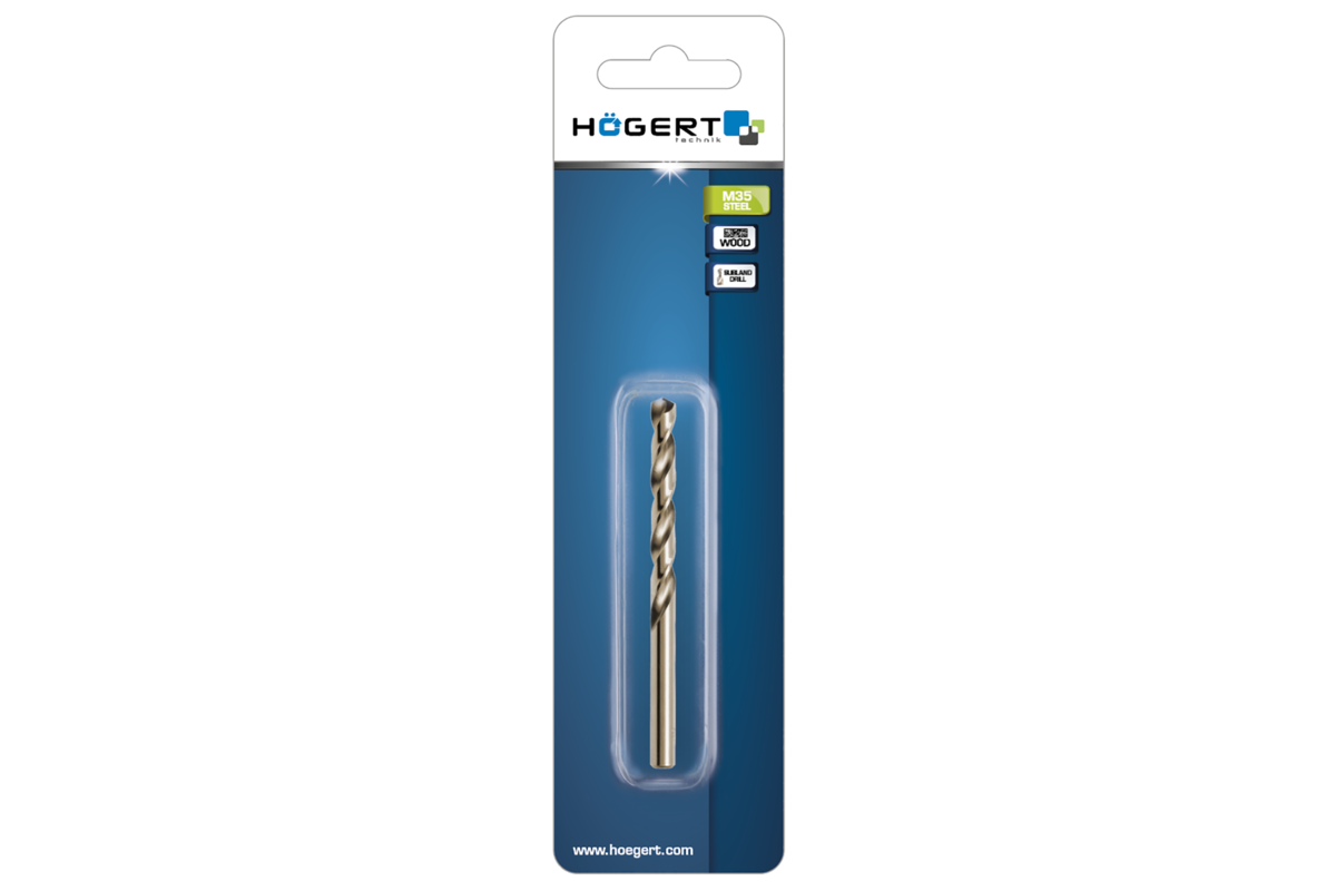 Hogert Metal drill bit Co5% 1.5 mm, 2 szt.