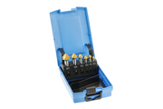 Titanium-coated metal chamfer set