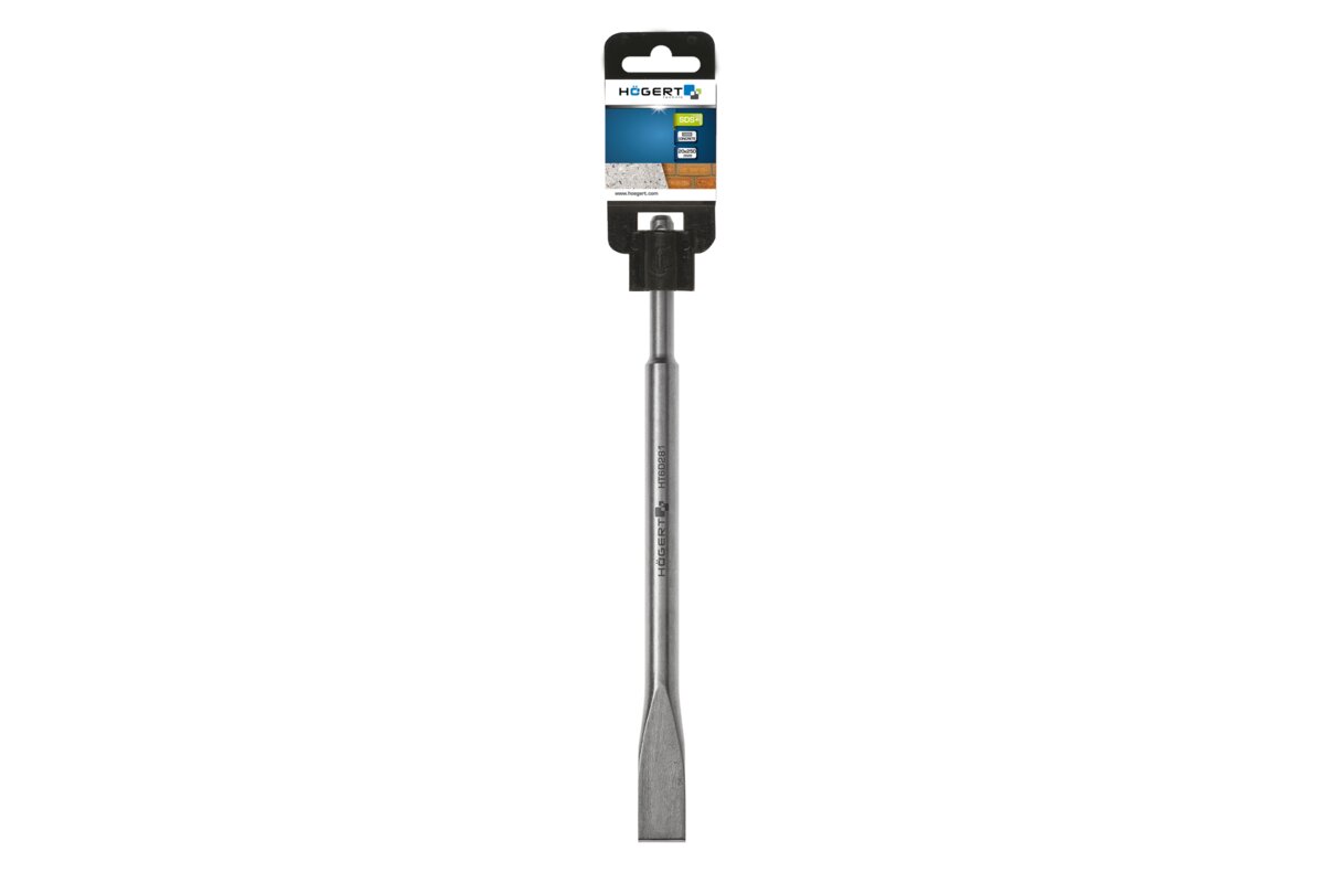Hogert Flat chisel SDS+,20 mm x 14 mm x 250 mm