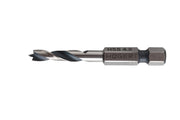 Hogert Hex shank stubby drill bit, 1/4-inch, made of HSS steel, Ø 4 mm, L=60 mm