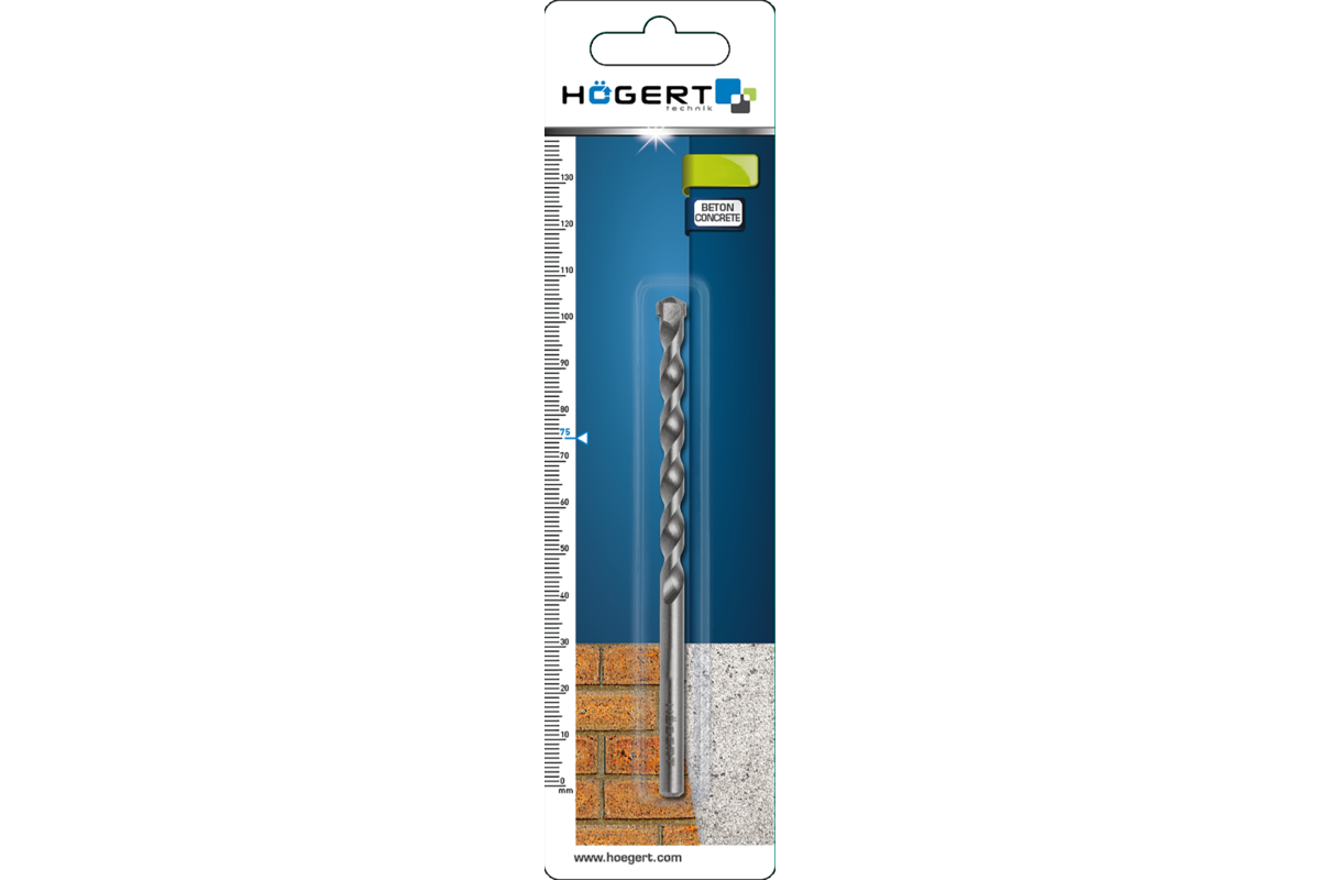 Hogert Masonry drill bit 6 x 100 mm