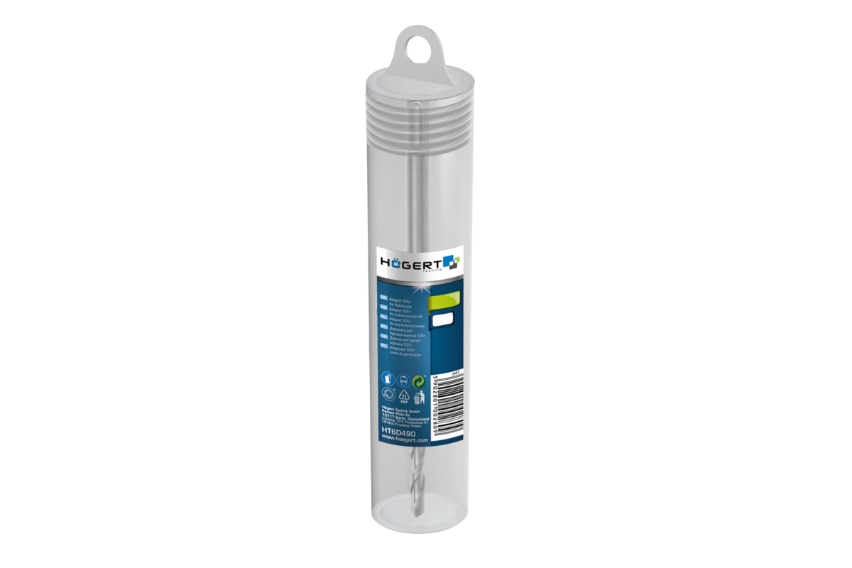 Hogert Adapter for carbide tipped core drill bits SDS+, 110 mm