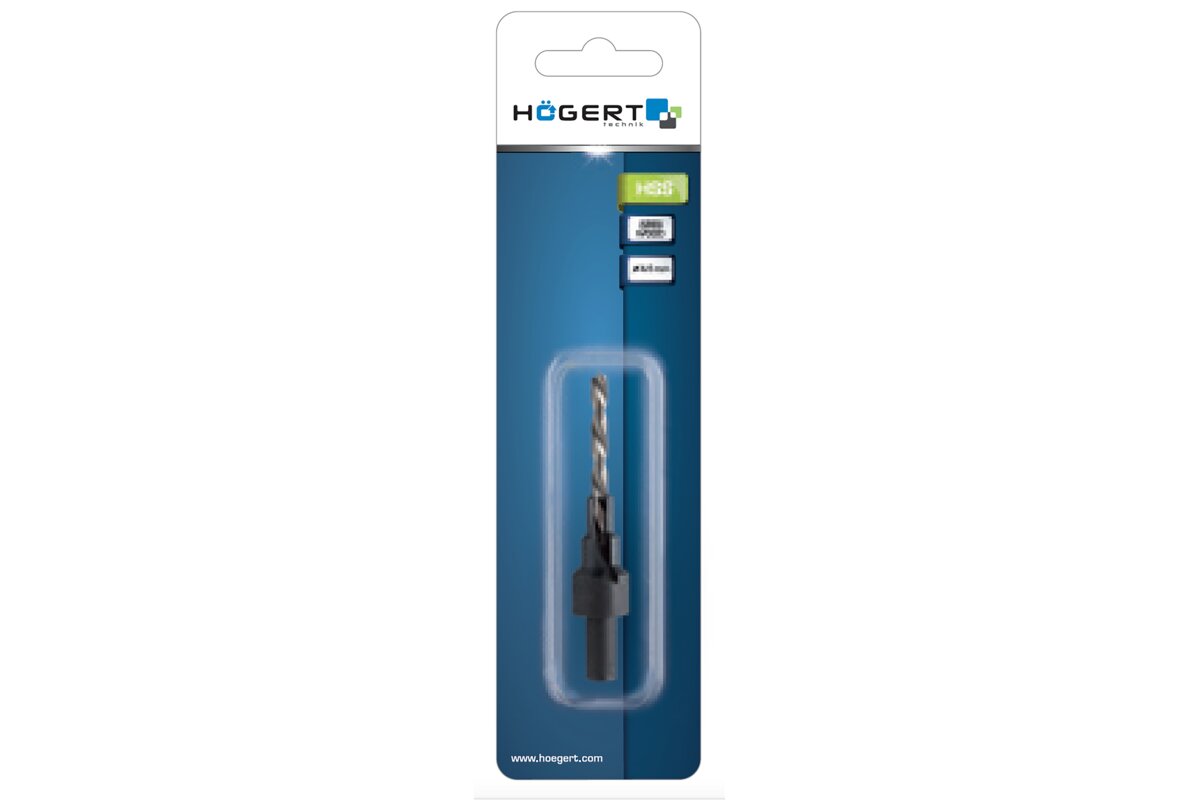 Hogert Countersink drill bit 4,5 mm, made of HSS steel