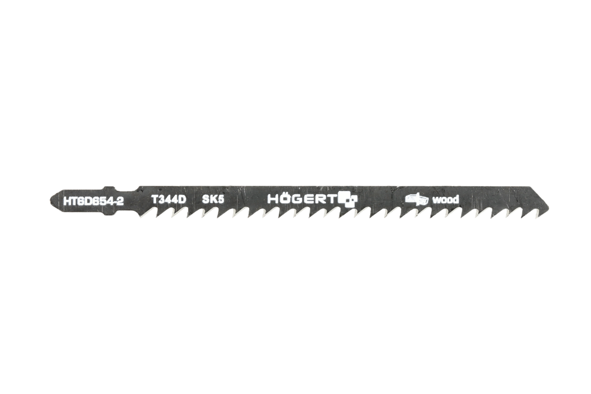 Hogert Jig saw blades 132 mm, fast straight-lie cut, cut depth: 8-100 mm, 2 pcs
