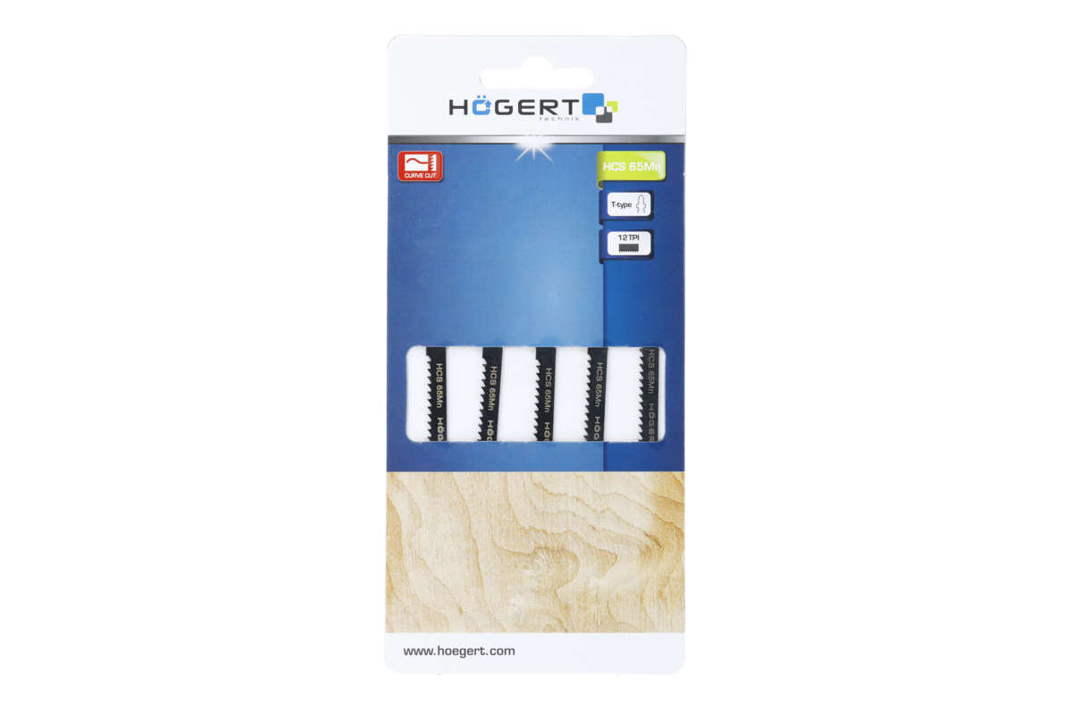 Hogert Curved cut jig saw blade for wood
