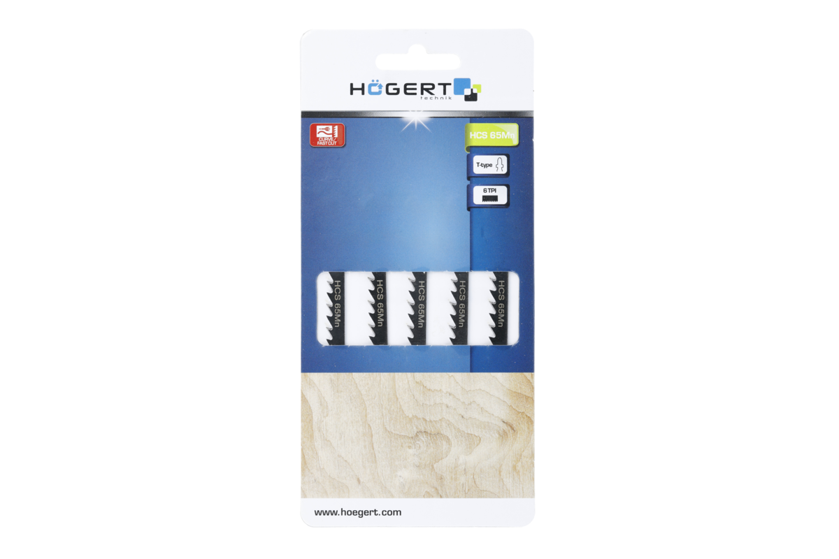 Hogert Fast curved cut jig saw blade for wood