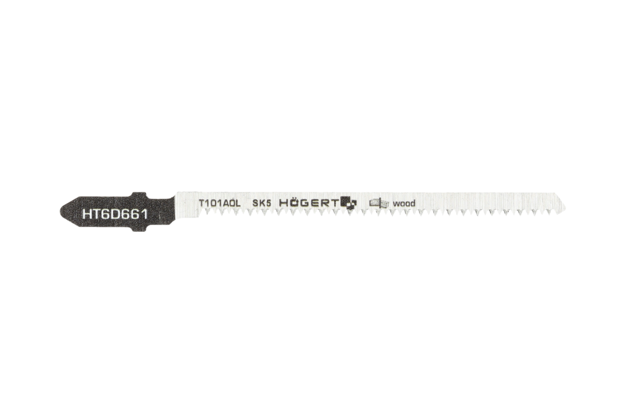 Hogert Jig saw blades 100 mm, clean curved cut, cut depth: 3-60 mm, 2 pcs