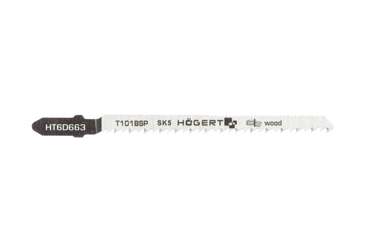 Hogert Jig saw blades 100 mm, precision curved cut, cut depth: 4-30 mm, 2 pcs