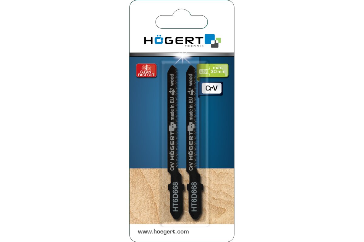 Hogert Clean cut jig saw blade for wood