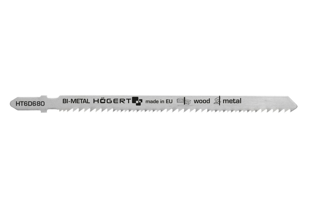 Hogert Jig saw blades 132 mm, universal in use, cut depth: 3-100 mm, 2 pcs