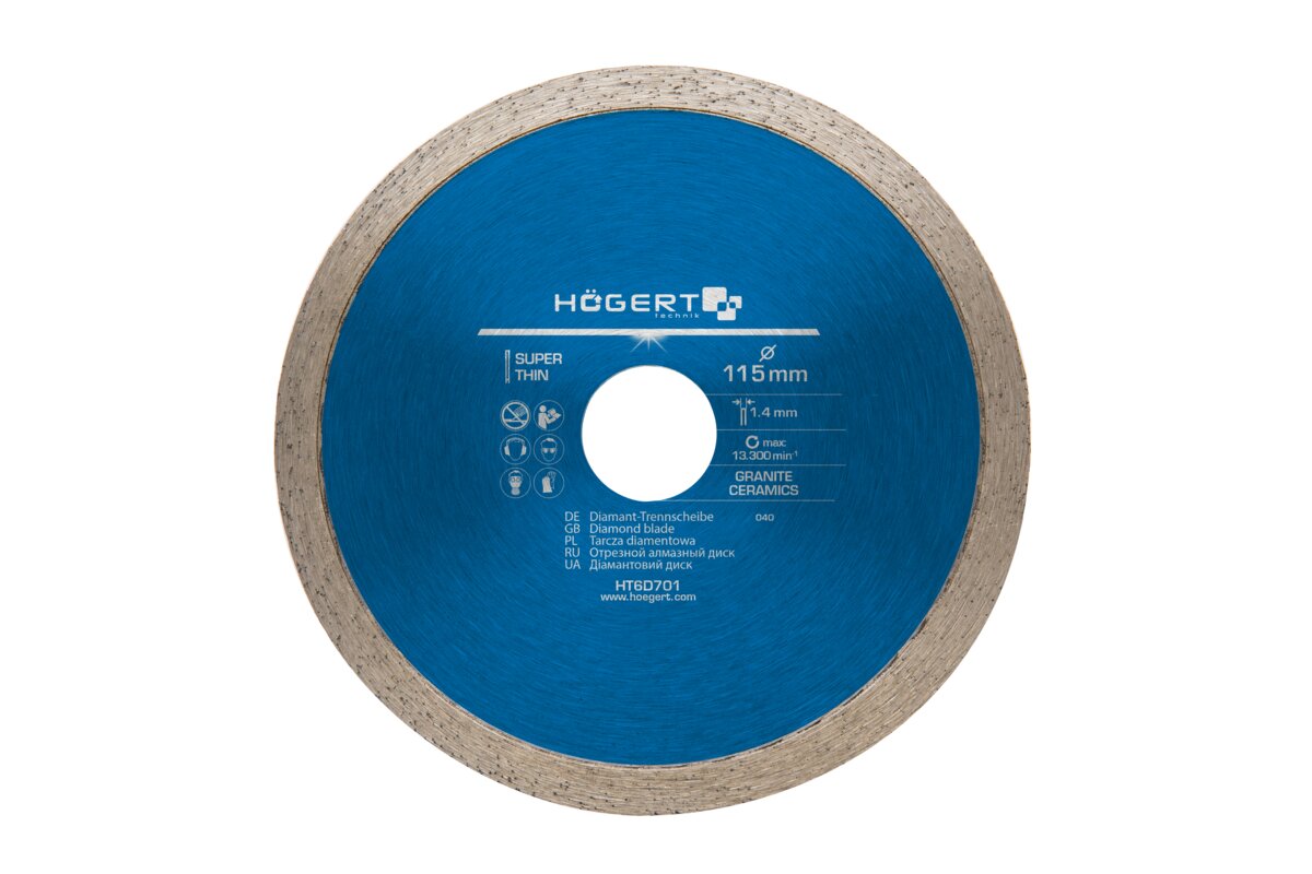 Hogert Continuous diamond blade 115 mm