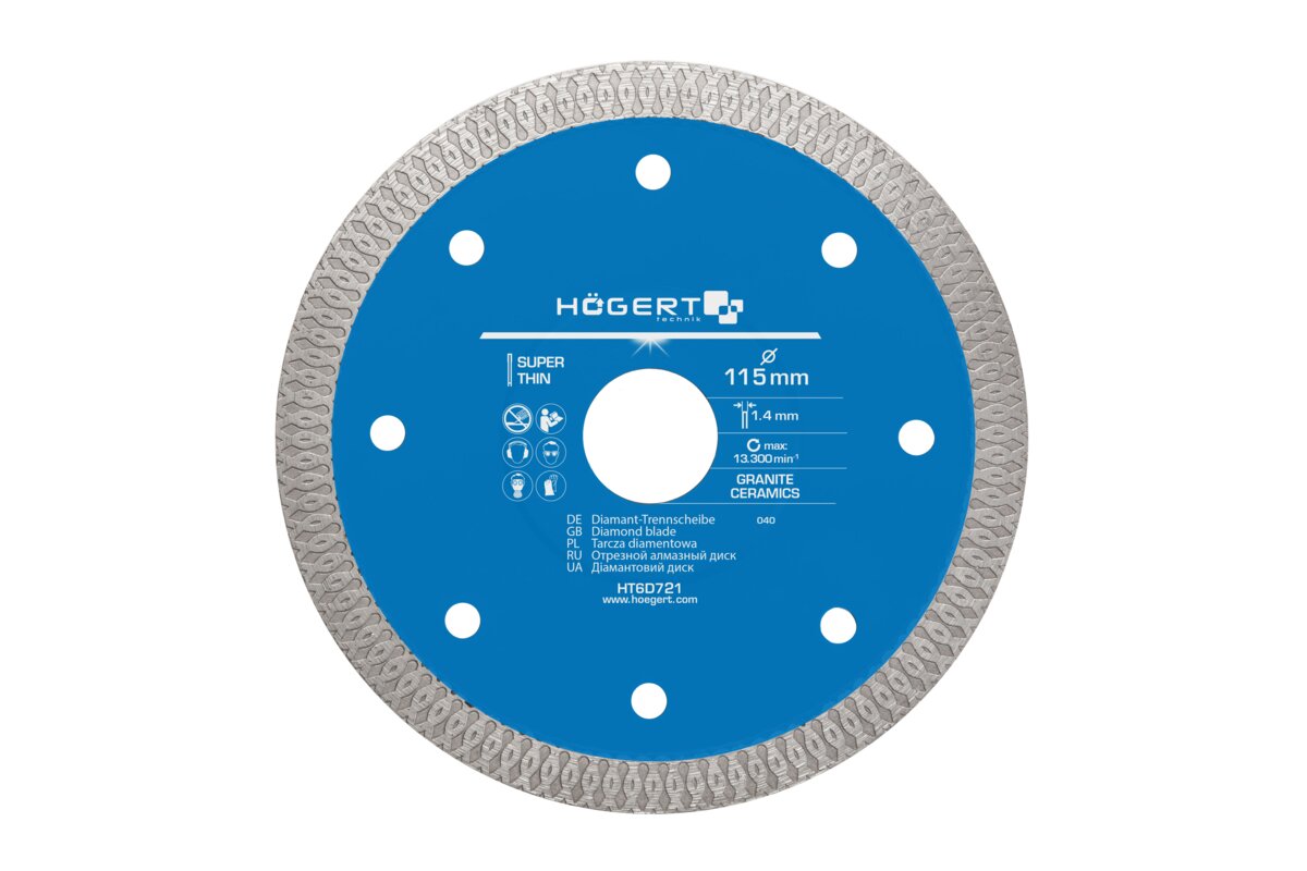 Hogert Diamond Blade for ceramic tile 115 mm