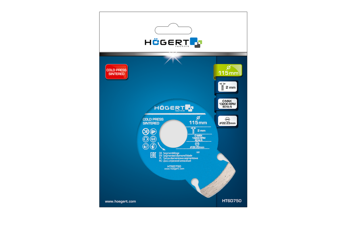 Hogert Diamond segmented saw blade 230