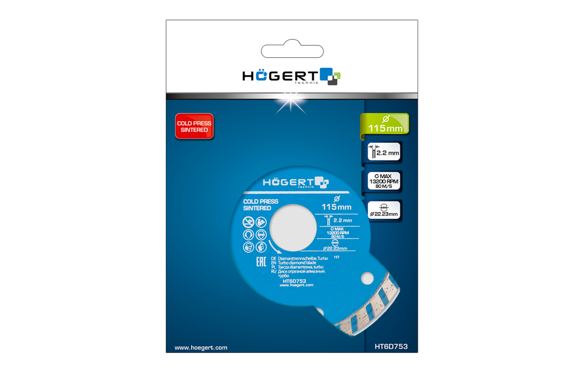 Hogert Diamond Turbo saw blade 115