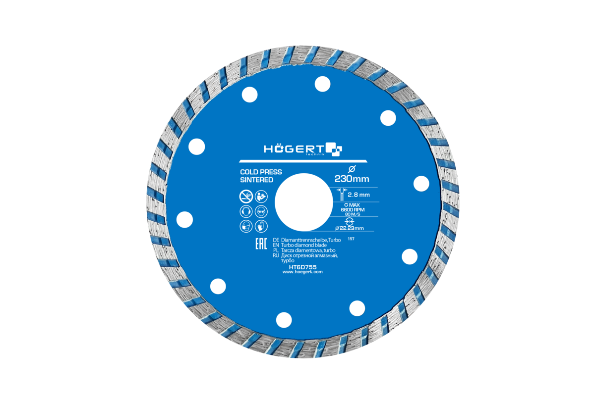 Hogert Diamond blade, turbo 230