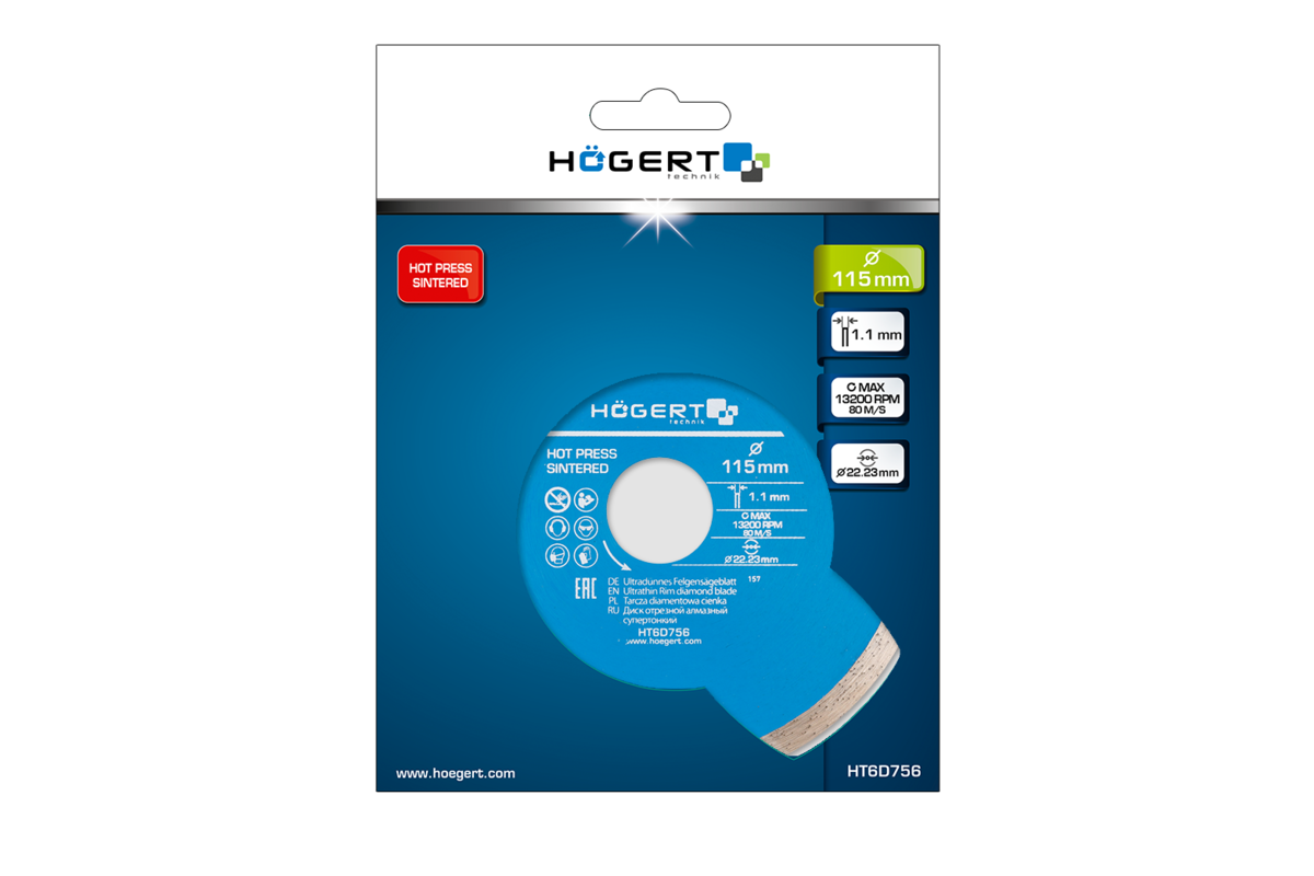Hogert Diamond Ultrathin Rim Saw Blade 230