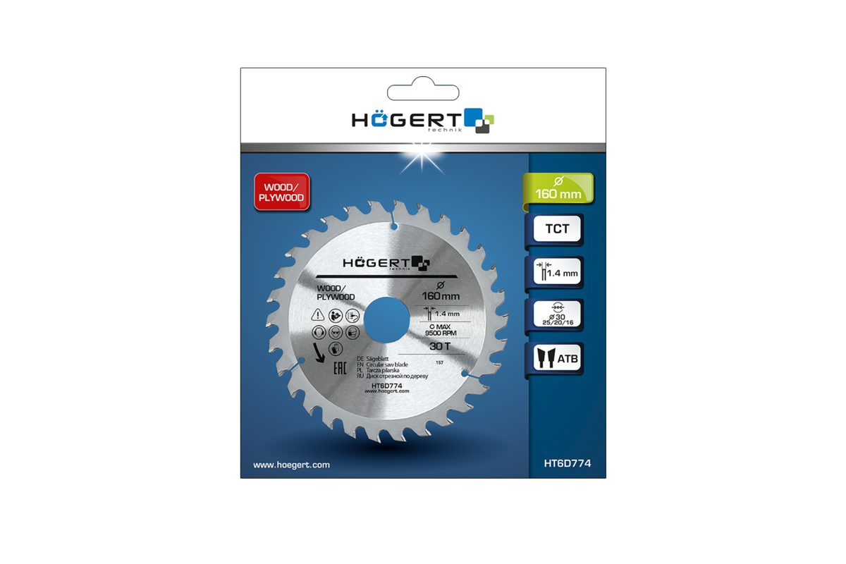 TCT saw blade 160x30Tx30