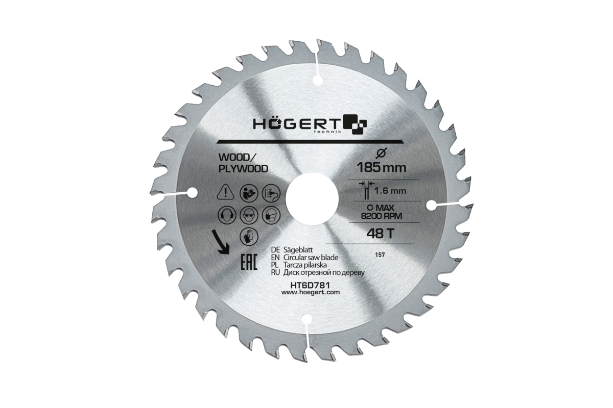 TCT saw blade 185x48Tx30