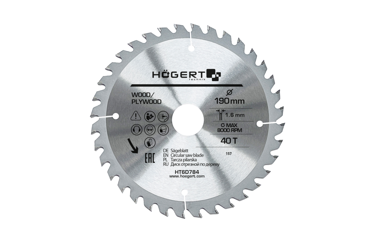 TCT saw blade 190x40Tx30