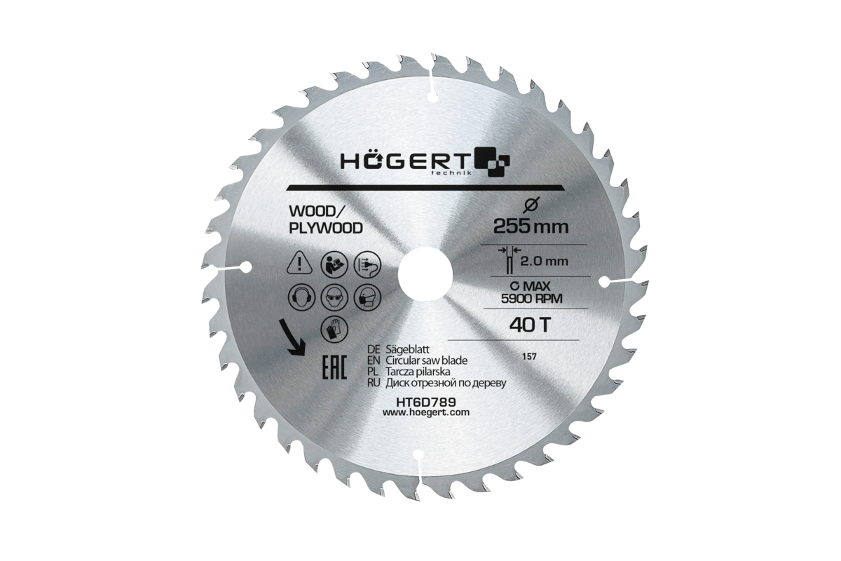 TCT saw blade 255x40Tx30
